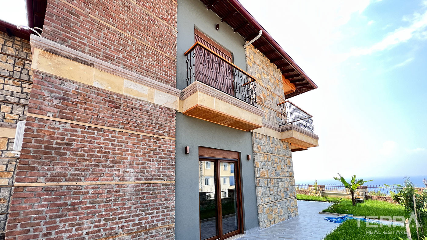 Outstanding Stone Villa in Avsallar, Alanya with Sea View - 67350