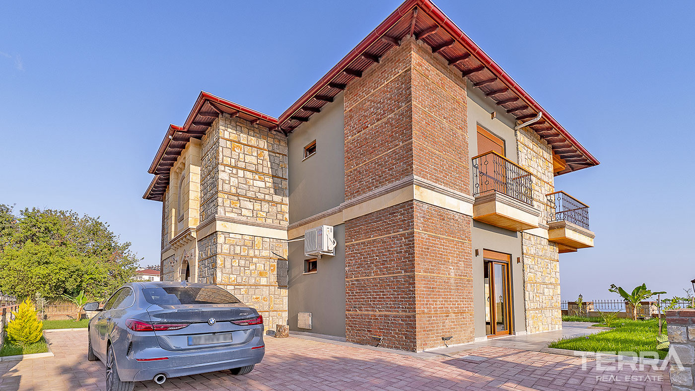 Outstanding Stone Villa in Avsallar, Alanya with Sea View - 67827