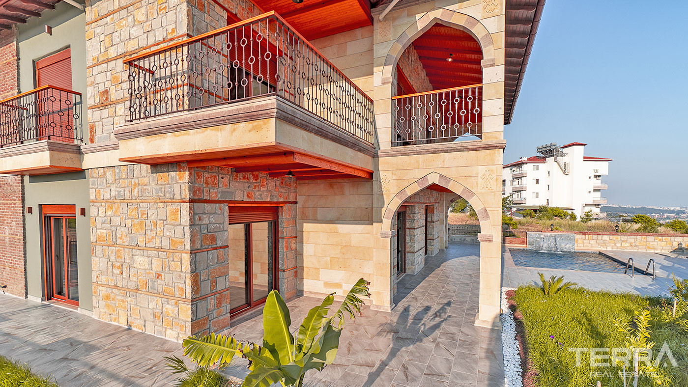 Outstanding Stone Villa in Avsallar, Alanya with Sea View - 67830