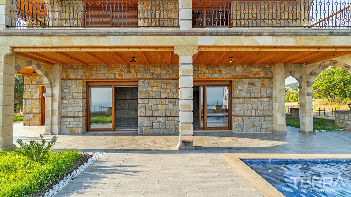 Outstanding Stone Villa in Avsallar, Alanya with Sea View - 67831