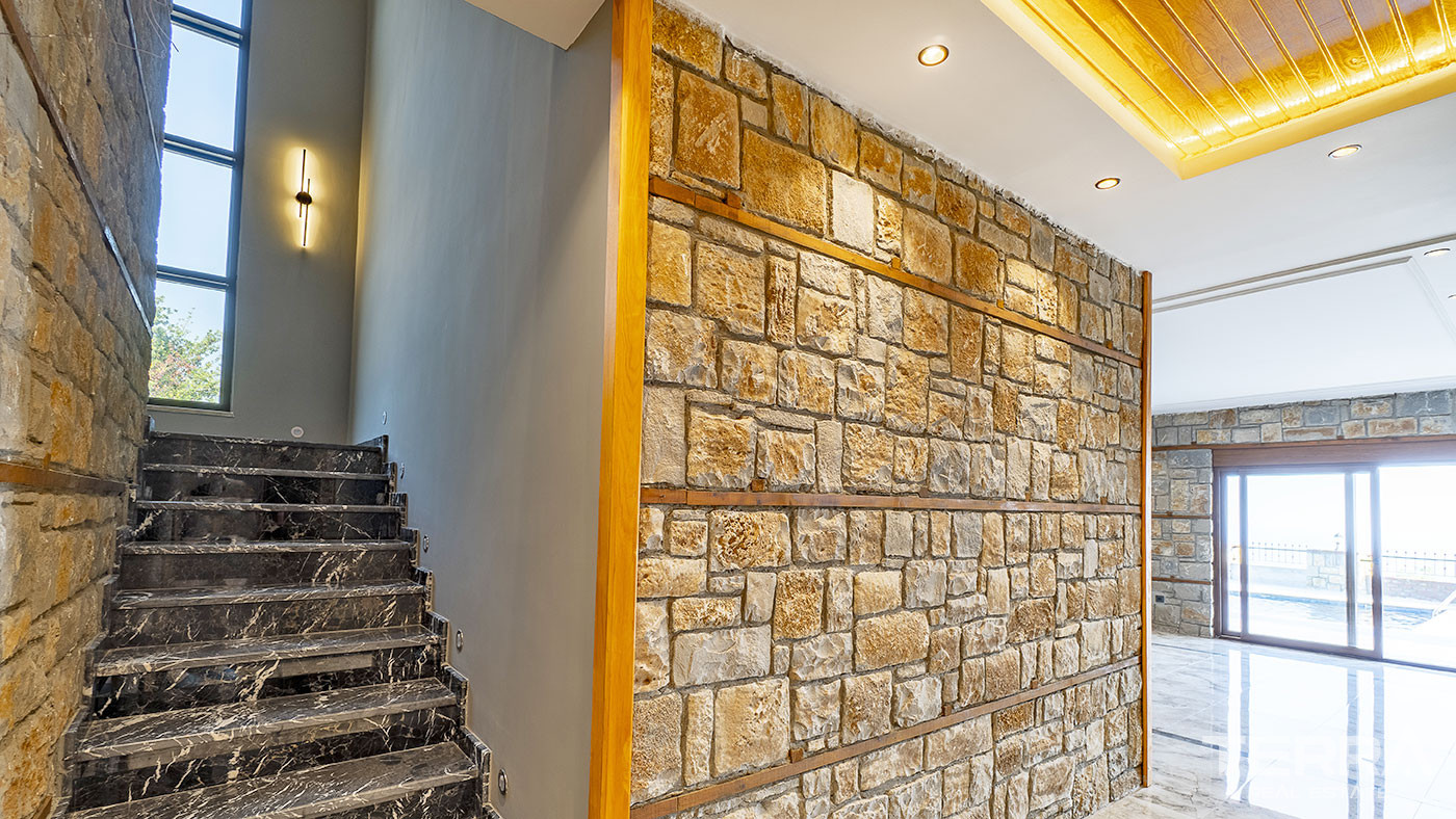 Outstanding Stone Villa in Avsallar, Alanya with Sea View - 67838