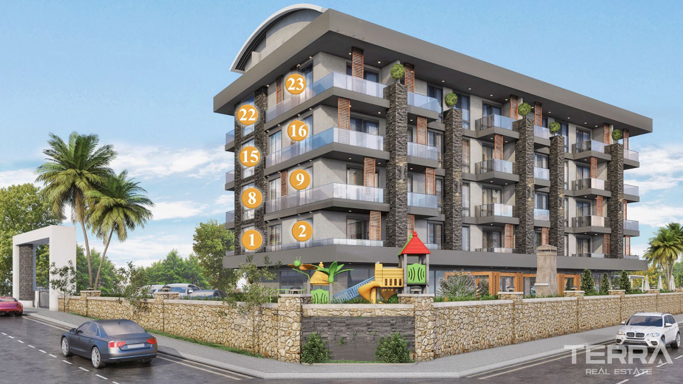 Brand New Luxury Apartments with Modern Design in Alanya, Oba - 67476