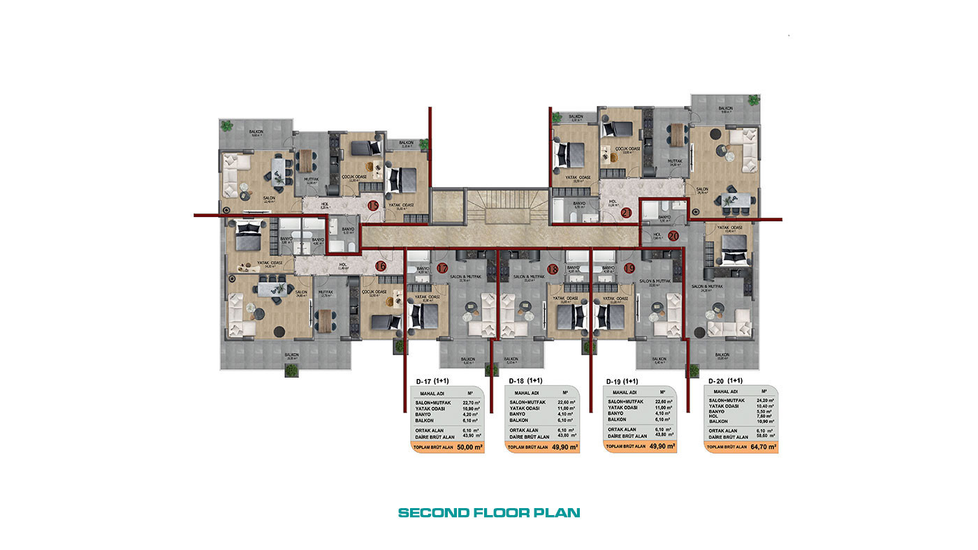 Brand New Luxury Apartments with Modern Design in Alanya, Oba - 67481