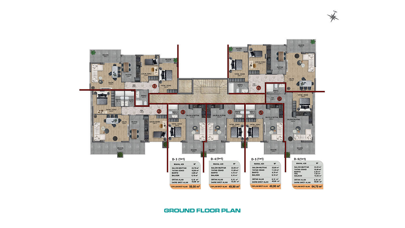 Brand New Luxury Apartments with Modern Design in Alanya, Oba - 67485