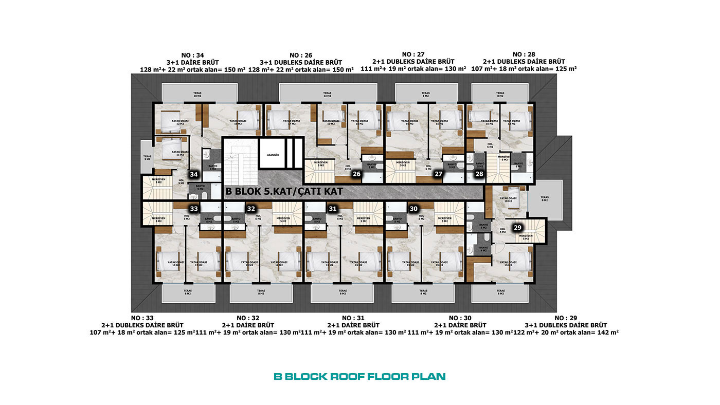 Apartments with Luxury Design in Alanya, Avsallar 350 m to the Beach - 67573