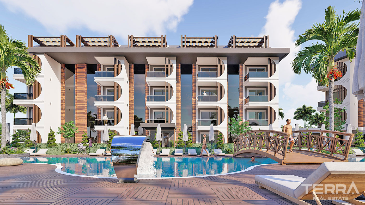 Apartments with Luxury Design in Alanya, Avsallar 350 m to the Beach - 67521