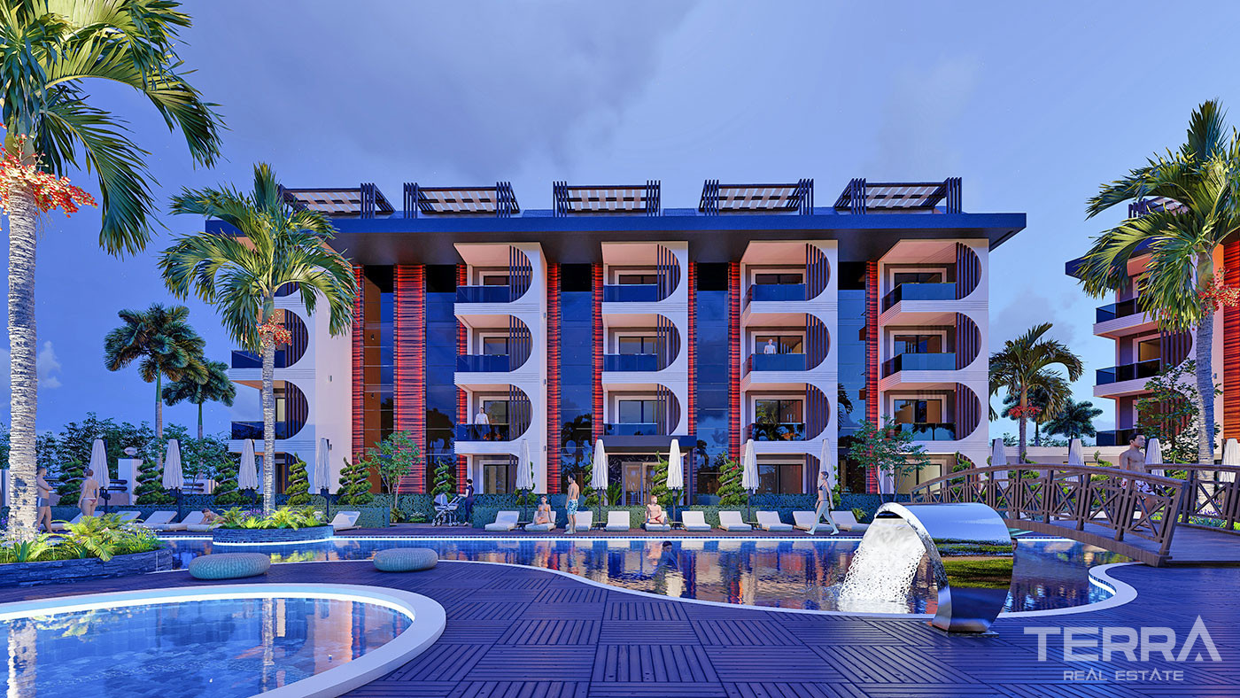 Apartments with Luxury Design in Alanya, Avsallar 350 m to the Beach - 67527