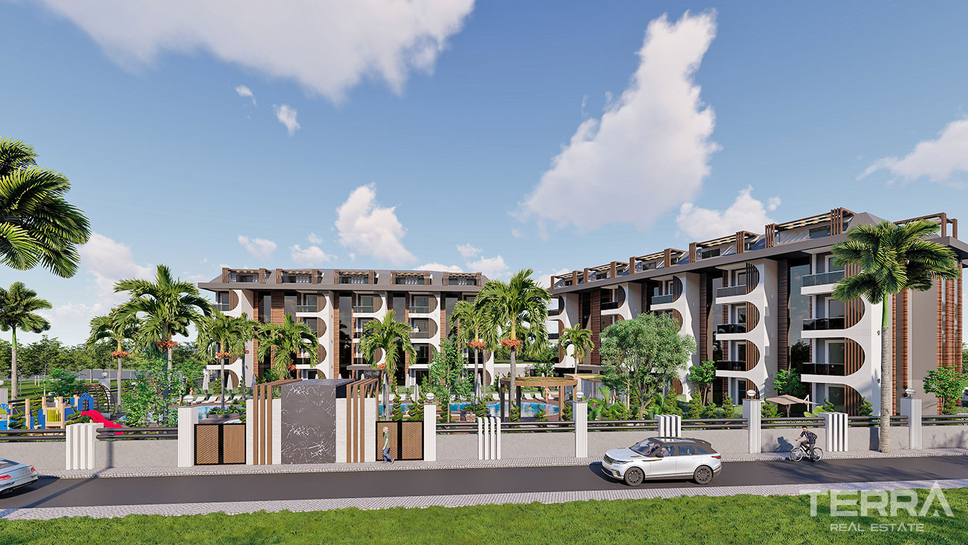Apartments with Luxury Design in Alanya, Avsallar 350 m to the Beach - 67528