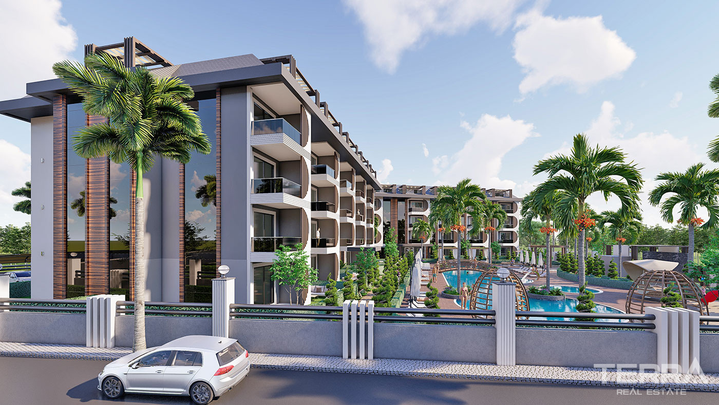 Apartments with Luxury Design in Alanya, Avsallar 350 m to the Beach - 67529