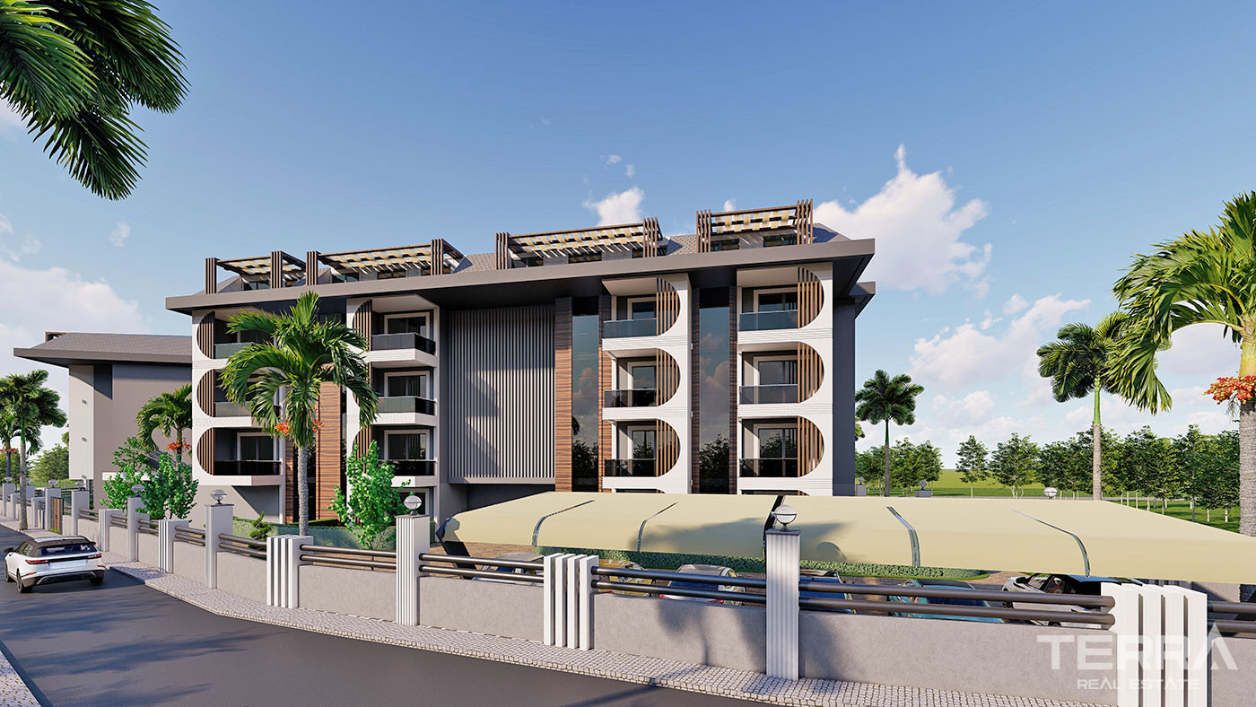 Apartments with Luxury Design in Alanya, Avsallar 350 m to the Beach - 67532