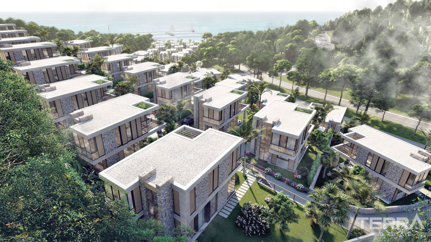 Contemporary Design Private Villas by the Sea in Bodrum, Güllük - 67575