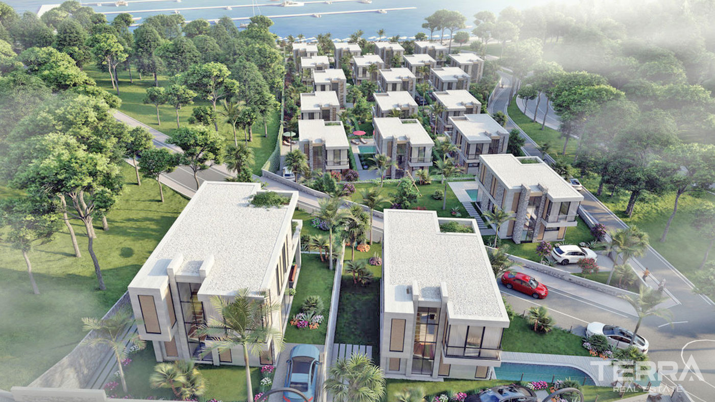 Contemporary Design Private Villas by the Sea in Bodrum, Güllük - 67580