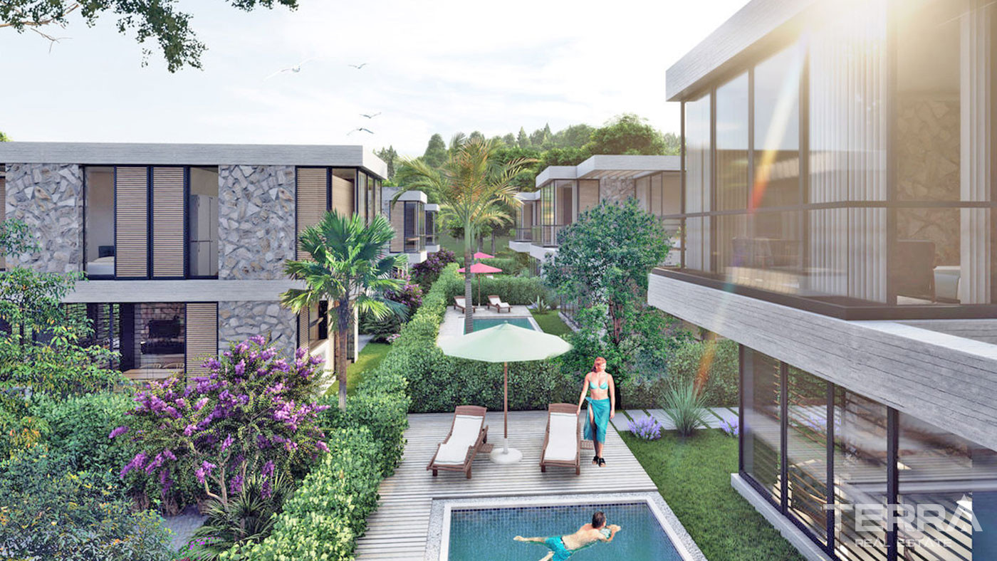 Contemporary Design Private Villas by the Sea in Bodrum, Güllük - 67593