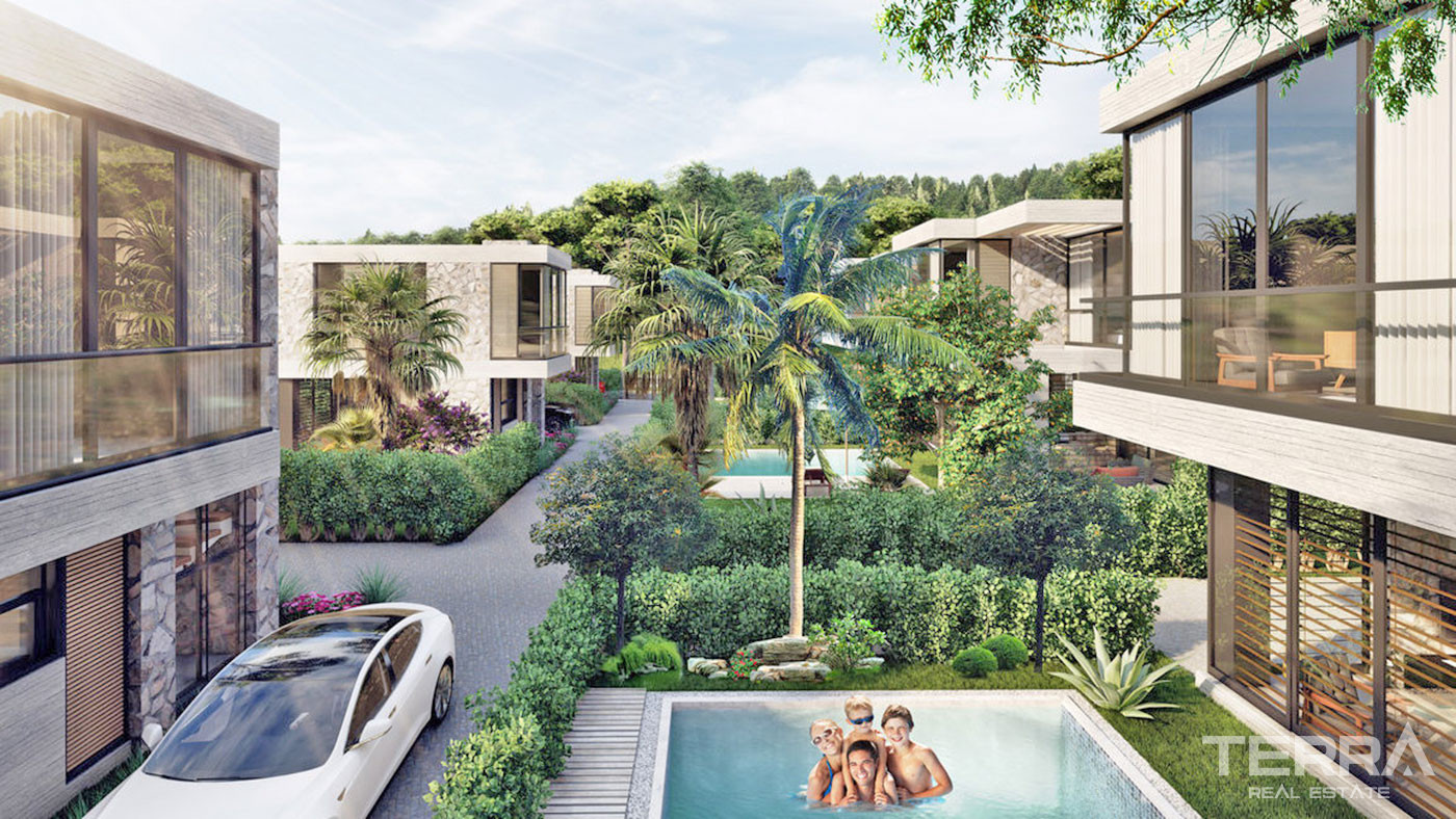 Contemporary Design Private Villas by the Sea in Bodrum, Güllük - 67594