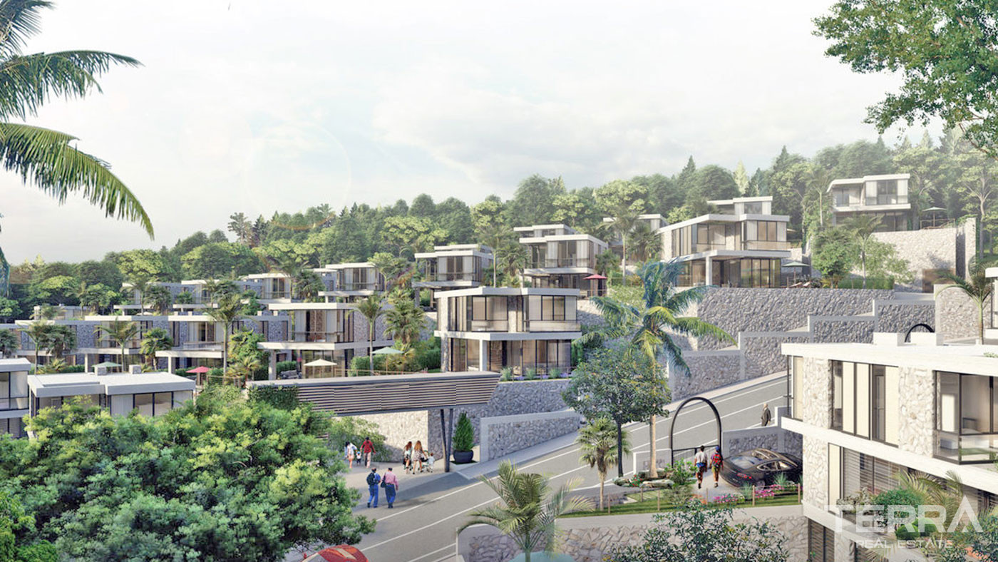 Contemporary Design Private Villas by the Sea in Bodrum, Güllük - 67598