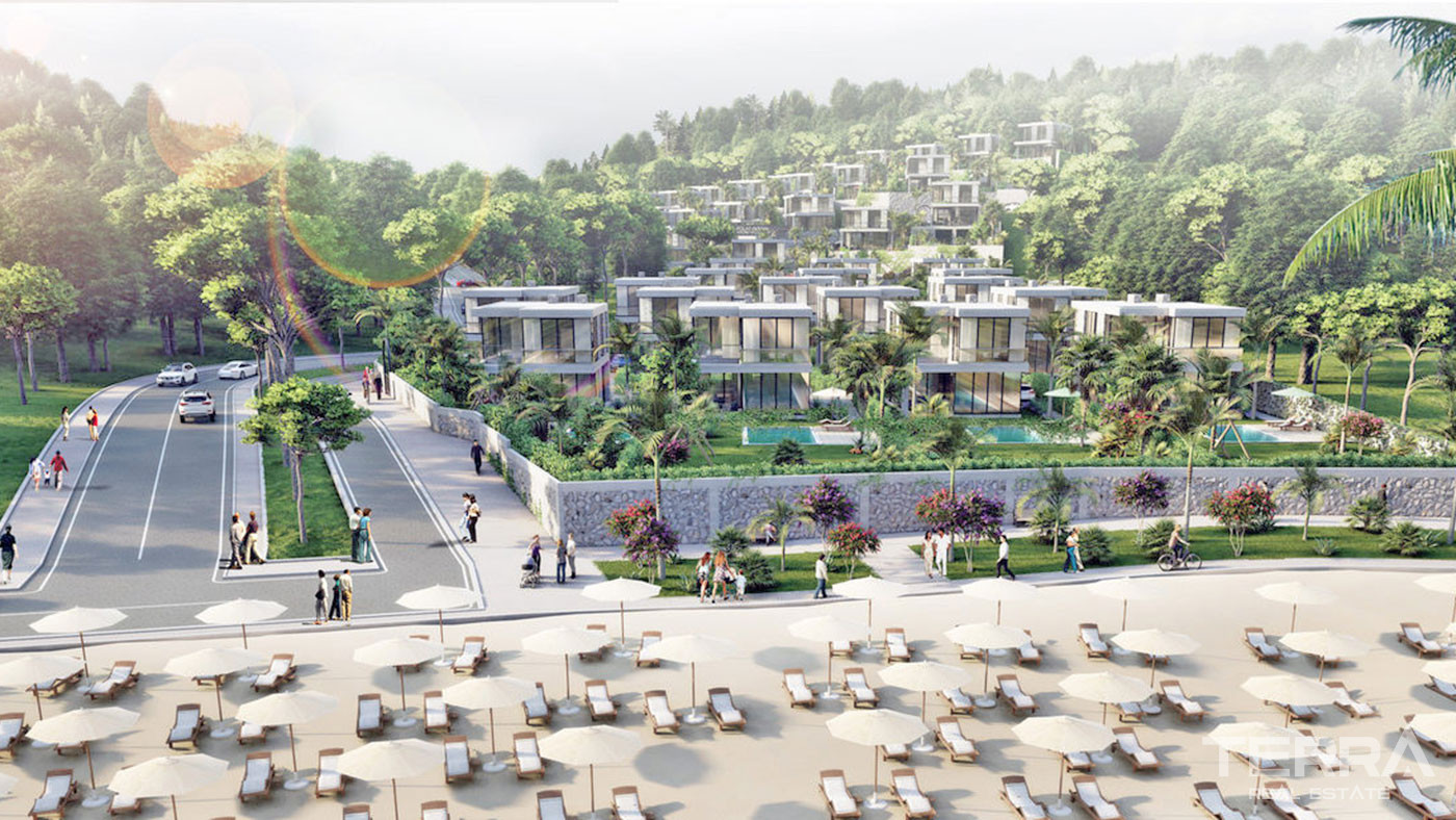 Contemporary Design Private Villas by the Sea in Bodrum, Güllük - 67602