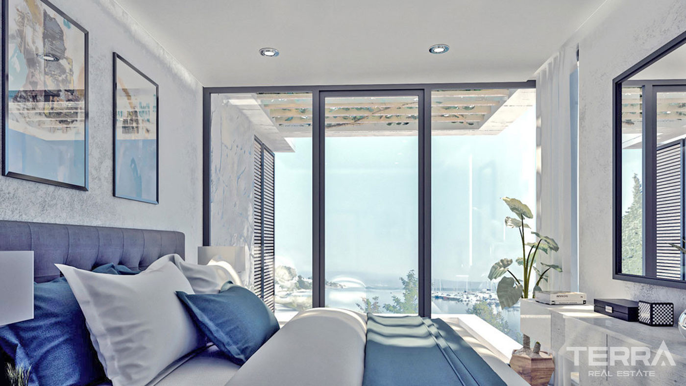 Contemporary Design Private Villas by the Sea in Bodrum, Güllük - 67629