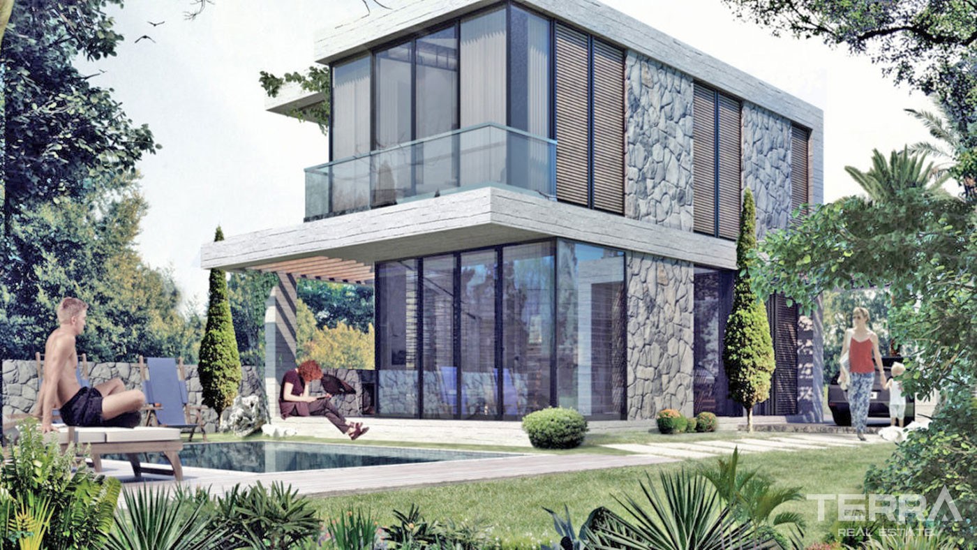Contemporary Design Private Villas by the Sea in Bodrum, Güllük - 67635