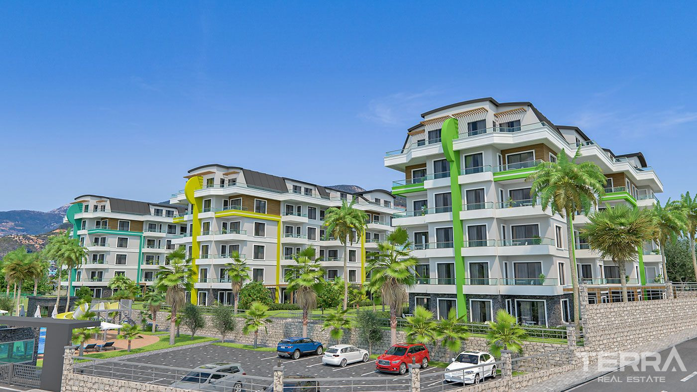 New Modern and Luxury Apartments in Oba, Alanya with Superb Facilities - 67780