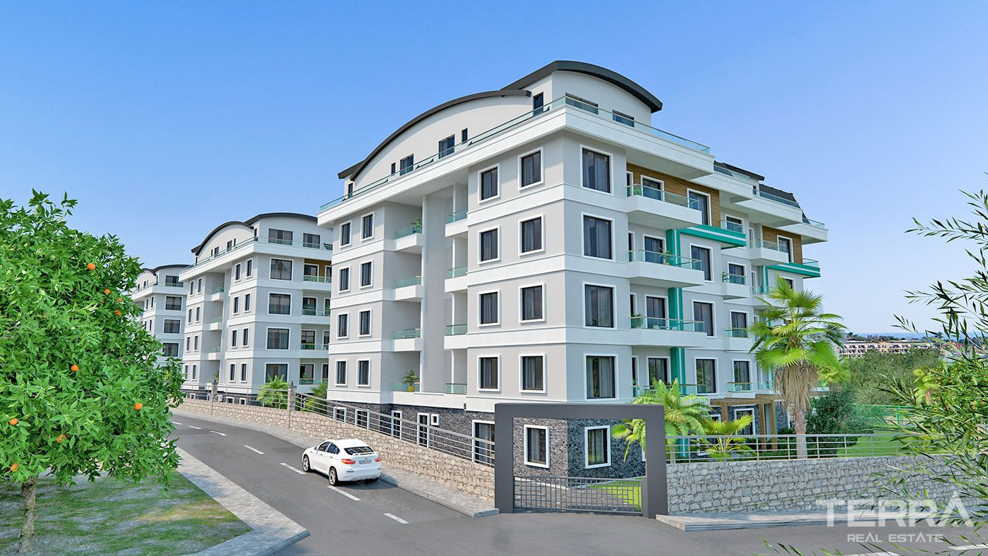 New Modern and Luxury Apartments in Oba, Alanya with Superb Facilities - 67783