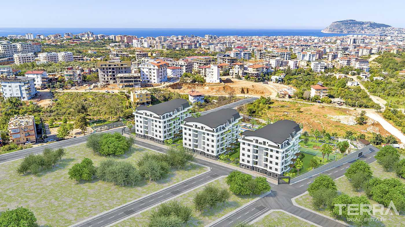 New Modern and Luxury Apartments in Oba, Alanya with Superb Facilities - 67784