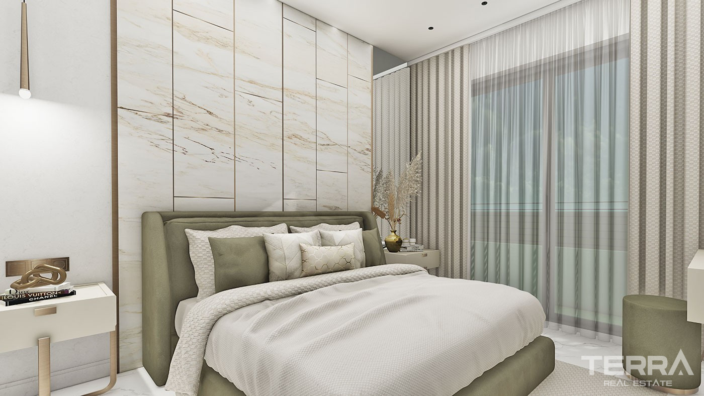 New Modern and Luxury Apartments in Oba, Alanya with Superb Facilities - 67813