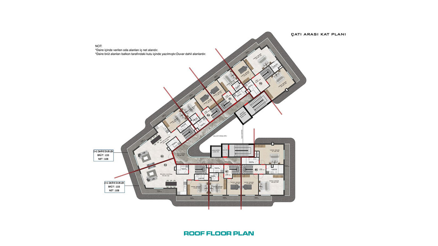 5-Star Hotel Concept Luxury Apartments in Alanya Avsallar - 67904
