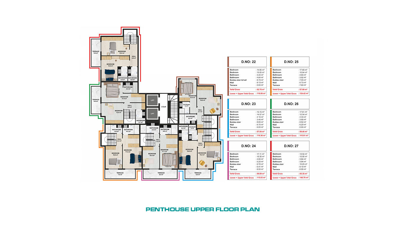Luxury Alanya Flats in Kargıcak within Walking Distance to the Beach - 68015