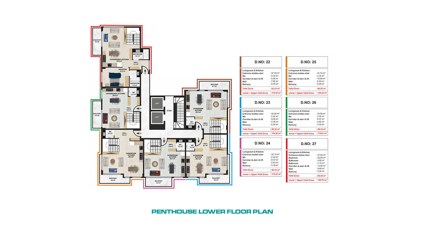 Luxury Alanya Flats in Kargıcak within Walking Distance to the Beach - 68016