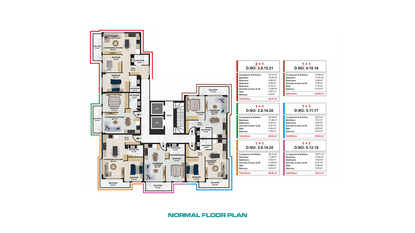 Luxury Alanya Flats in Kargıcak within Walking Distance to the Beach - 68019