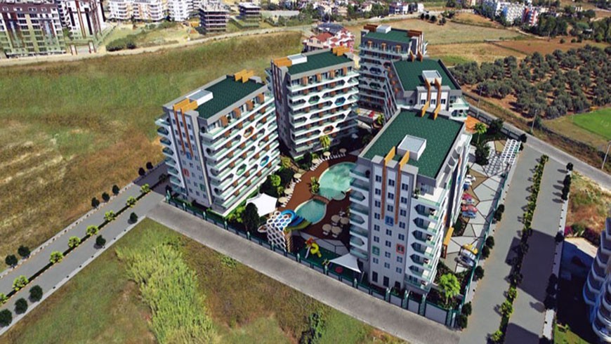 Emerald Park kvalitets leiligheter i Avsallar, Alanya - 1787