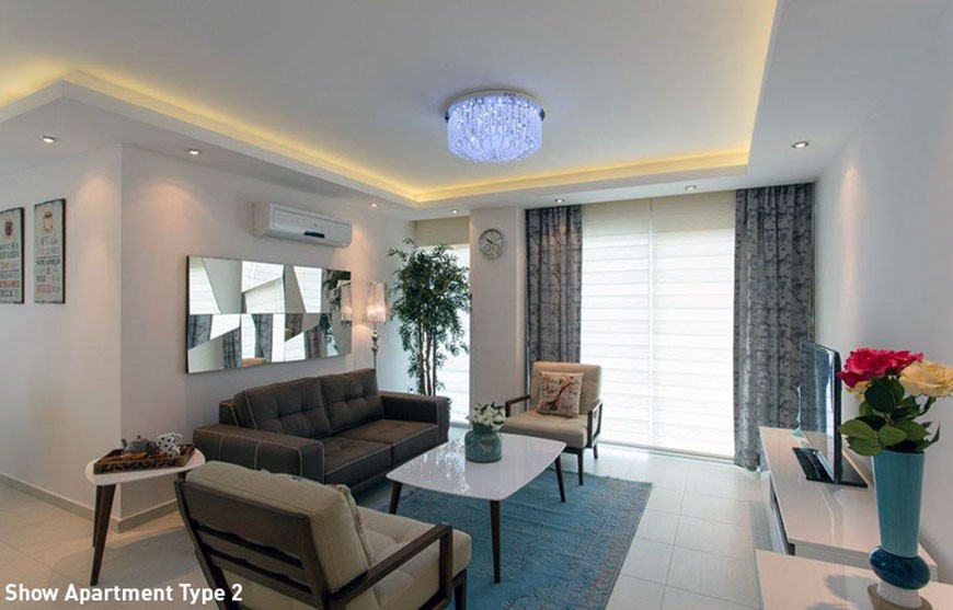 Emerald Park kvalitets leiligheter i Avsallar, Alanya - 1846