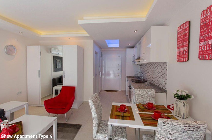 Emerald Park kvalitets leiligheter i Avsallar, Alanya - 1859