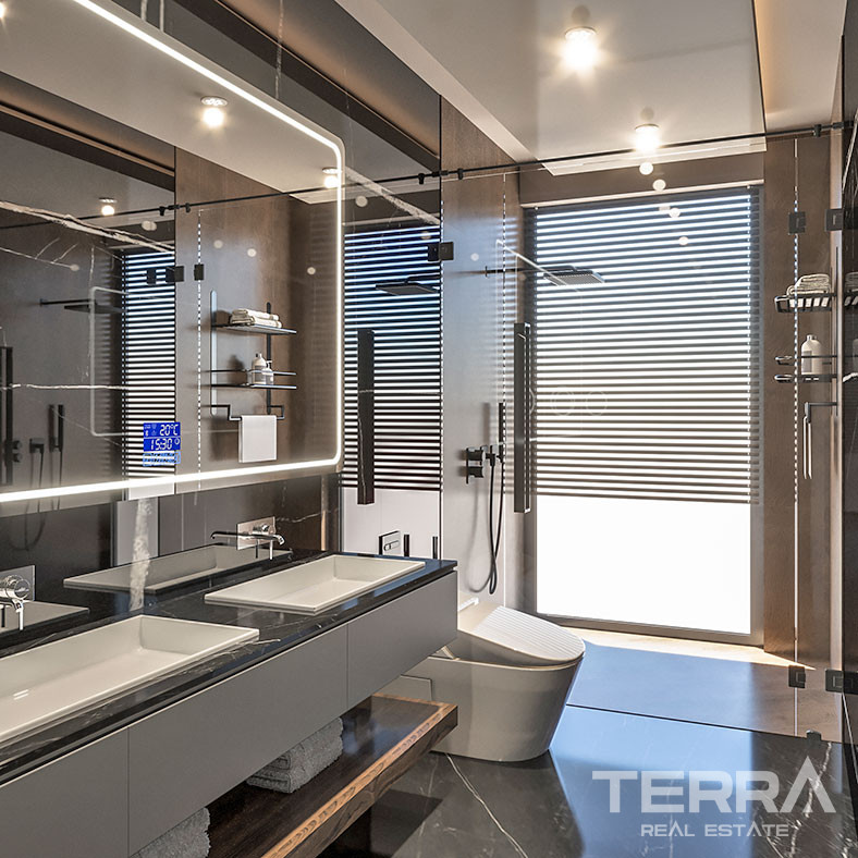 Contemporary Private Villa in Kargıcak, Alanya with Sea View - 68100