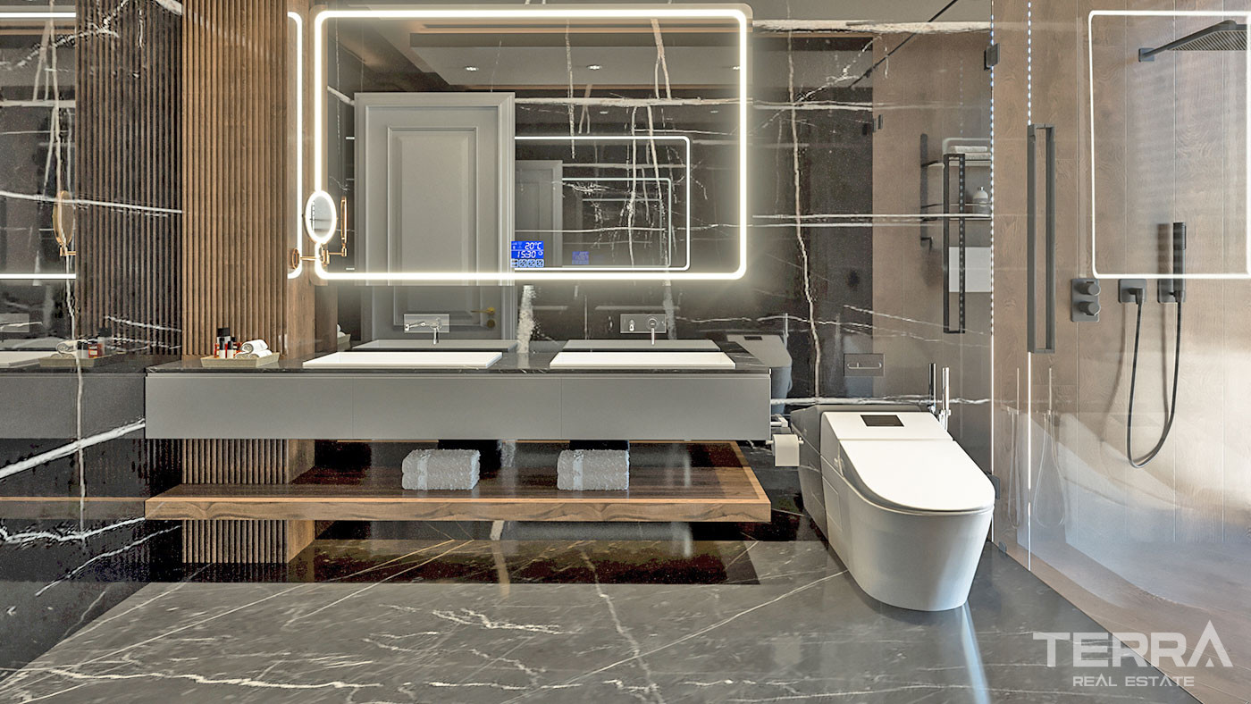 Contemporary Private Villa in Kargıcak, Alanya with Sea View - 68105