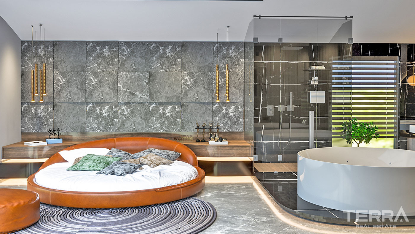 Contemporary Private Villa in Kargıcak, Alanya with Sea View - 68106
