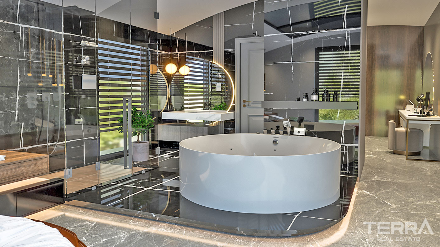 Contemporary Private Villa in Kargıcak, Alanya with Sea View - 68108