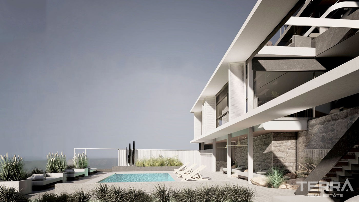 Elegant Flats in the Hearth of Alanya with Panoramic Sea View - 68197