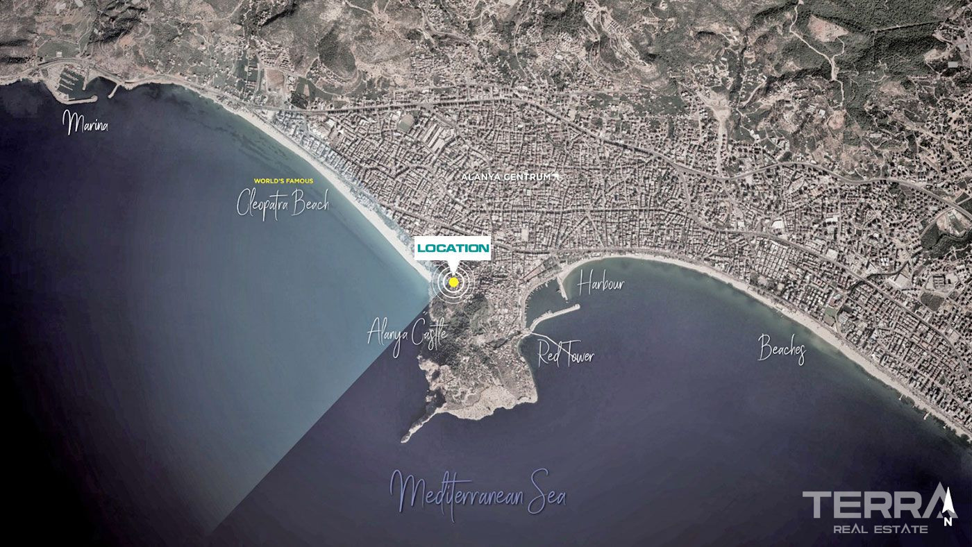 Elegant Flats in the Hearth of Alanya with Panoramic Sea View - 68202