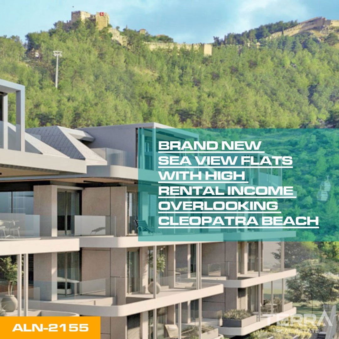 Elegant Flats in the Hearth of Alanya with Panoramic Sea View - 73117