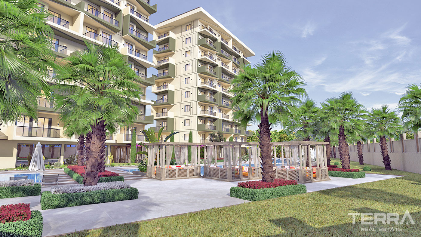 Brand New Alanya Apartments Suitable for Investment in Demirtaş - 68237