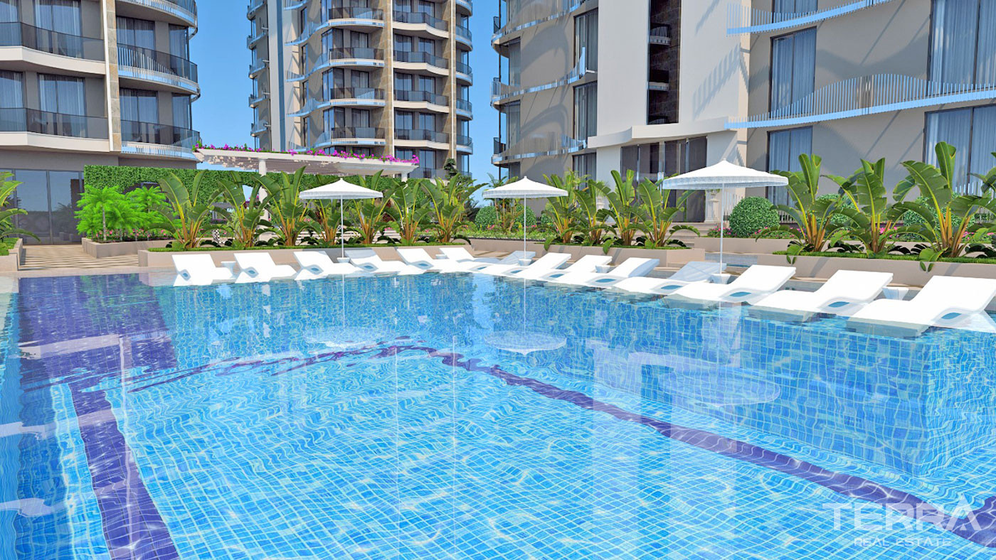 Alanya Tosmur'da Denize 200 m Mesafede Sıfır Daireler - 68388