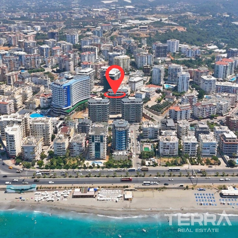 Alanya Tosmur'da Denize 200 m Mesafede Sıfır Daireler - 101442