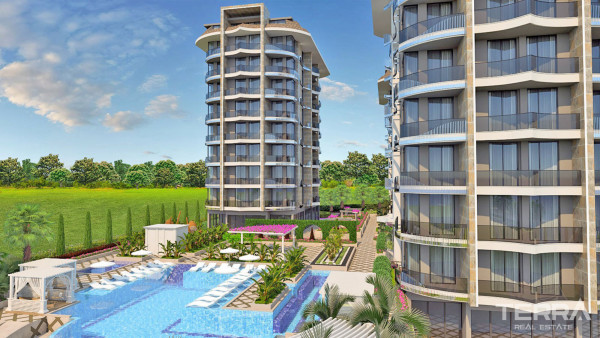 Brand New Apartments in Alanya Tosmur 200 m to the Beach