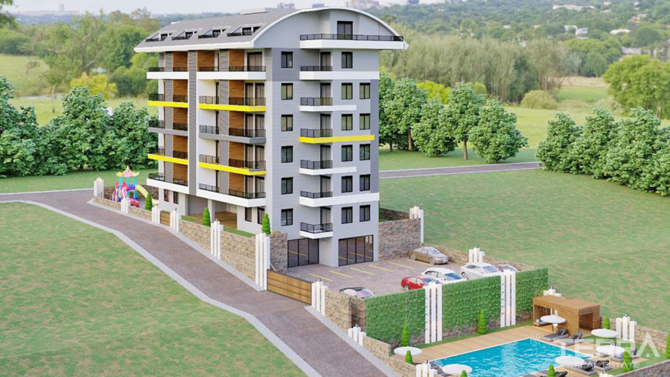 Well-Located Apartments in Alanya, Avsallar with Modern Design