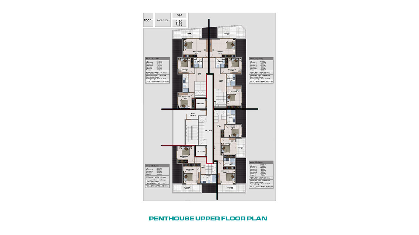 Appartements de Luxe à Vendre à Alanya, à Proximité des Commerces - 68438