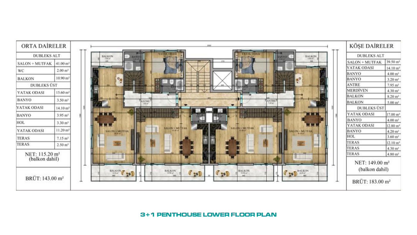 Brand New Premium Apartments in Alanya with Top-Quality Features - 68742