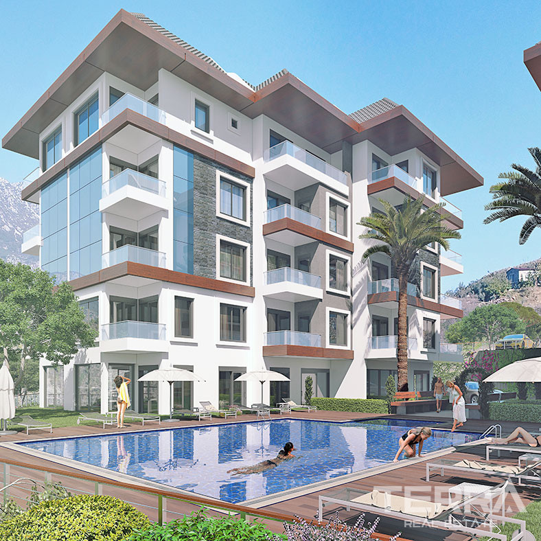 Sea View Alanya Apartments Suitable for Citizenship in Kargıcak - 68809