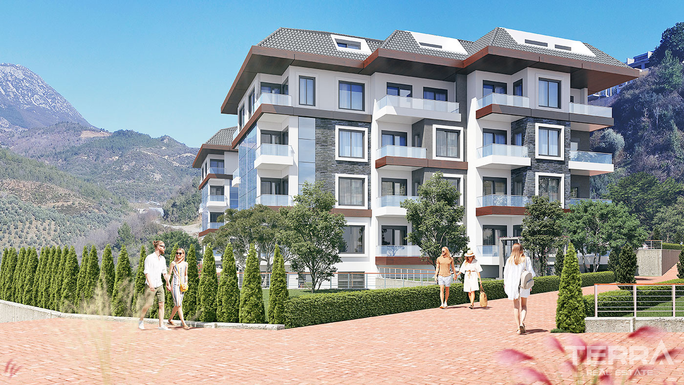 Sea View Alanya Apartments Suitable for Citizenship in Kargıcak - 68811