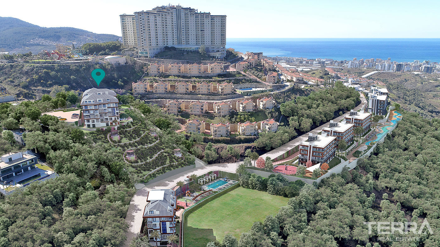 Sea View Alanya Apartments Suitable for Citizenship in Kargıcak - 68817